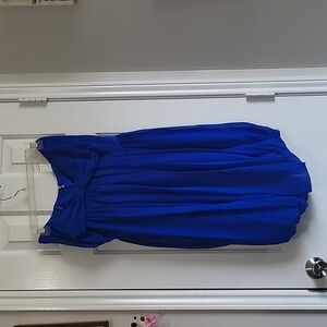 Cache Formal Mini Sleeveless Dress Blue Size 4